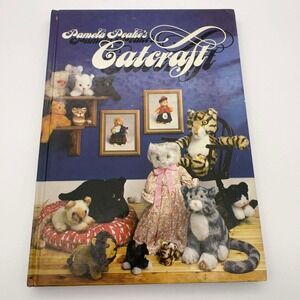 Vintage Pamela Peakes Catcraft Book 1984 Sewing Stuffed Animals Original Ideas